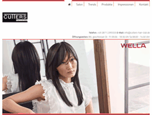 Tablet Screenshot of cutters-hair-club.de